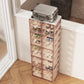 BINSIO Shoe Rack Closet Organizer and Storage Shoe Box