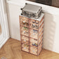 BINSIO Shoe Rack Closet Organizer and Storage Shoe Box