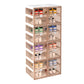 BINSIO Shoe Rack Closet Organizer and Storage Shoe Box