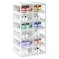 BINSIO Shoe Rack Closet Organizer and Storage Shoe Box