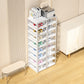 BINSIO Shoe Rack Closet Organizer and Storage Shoe Box