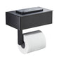 Toilet Paper Holder with Shelf Stainless Steel Wall Mounted